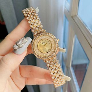 ĐỒNG HỒ DlOR NỮ ĐÁ RƠI XINH