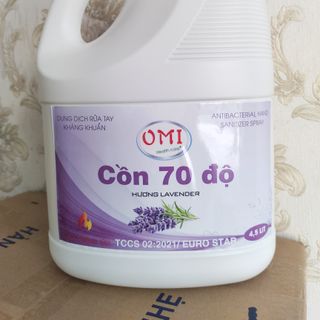 Cồn omi sát khuẩn can 4,5l