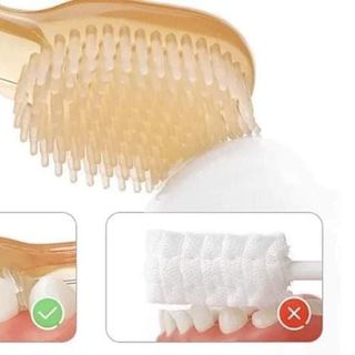 Rơ lưỡi + bàn chải đánh răng silicon