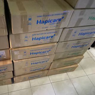 Nước rửa tay hapicare 100 ml trà xanh , bạc hà