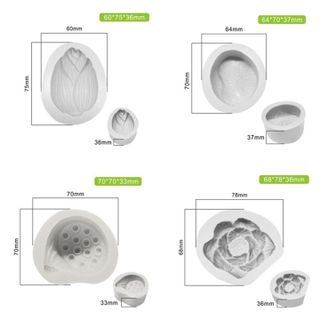 Khuôn silicon rau câu/ chè trôi nước