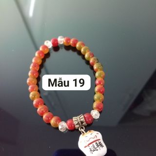 Chuỗi đeo tay mẫu mới nhất mặt mèo sứ nha
