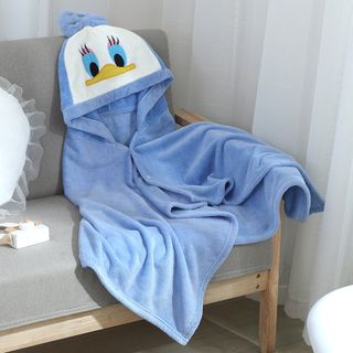 Khăn tắm cho bé áo choàng tắm có mũ cotton lông cừu dày dặn thấm hút tốt Hồ Lô Kids