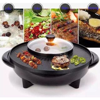 BẾP LẨU NƯỚNGĐA NĂN 2 in 1 VỪA NƯỚNG VỪA LẨU 2 VÙNG NHIỆT,