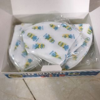 Khẩu trang em bé 3D quai vải êm tai