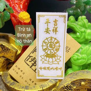 Linh phù miếng dán lưng điện thoại thần tài mở lộc