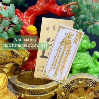 Linh phù miếng dán lưng điện thoại thần tài mở lộc