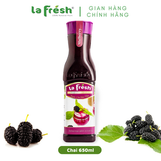 Nước cốt dâu tằm Lafresh Đà Lạt chai 650ml giá sỉ