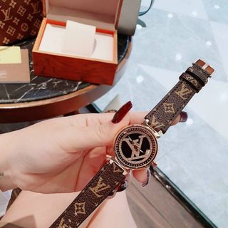 ĐỒNG HỒ L V DA NỮ CAO CẤP MẶT XOAY