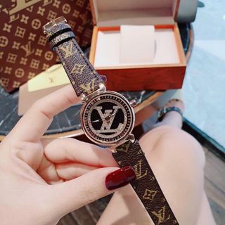 ĐỒNG HỒ L V DA NỮ CAO CẤP MẶT XOAY
