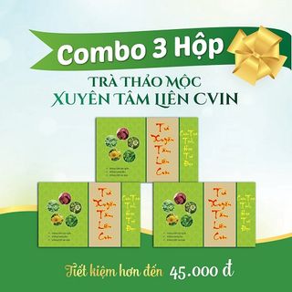 Trà xuyên tâm liên CVIN - Hộp nhỏ - 30 gói