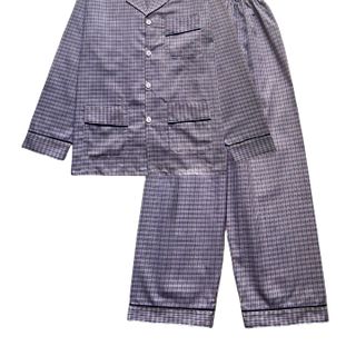 Đồ bộ nam pijama sọc kẻ chất vải cotton phù hợp người lớn tuổi loại bộ đồ nam, giá sỉ sll