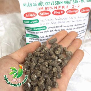 Phân Gà Nhật Bản Nhập Khẩu Dạng Viên Túi 1kg