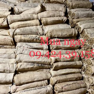 Bao bố cấp ẩm, bao công trình, bao bố cũ để bảo dưỡng bê tông. Bao tải đay