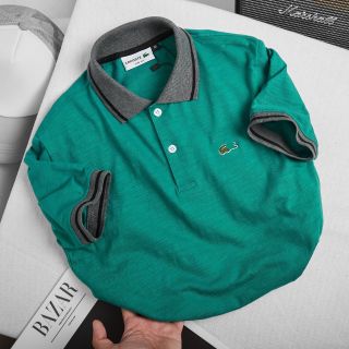 Áo thun nam có cổ thun cotton trơn 9 màu