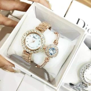 SET ĐỒNG HỒ KÈM LẮC DlOR SIÊU HOT
