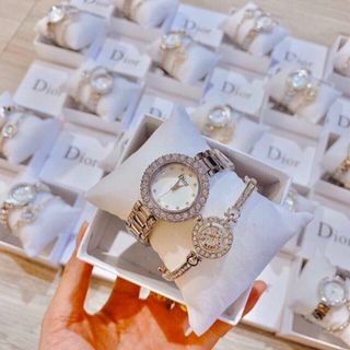 SET ĐỒNG HỒ KÈM LẮC DlOR SIÊU HOT