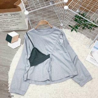 Áo thun kiểu phối siêu "truất" Áo thun kiểu phối siêu sang đẹp á . Mix váy hay quần bao sang đẹp