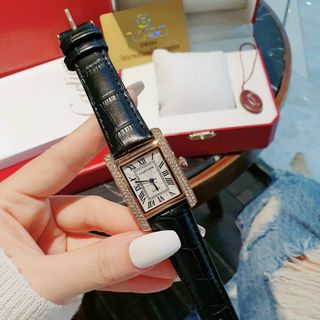 ĐỒNG HỒ CARTlER NỮ DA XlNH XINH