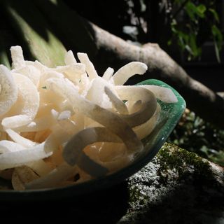 Mứt dừa non sợi Handmade - nguyên liệu tự nhiên