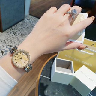 ĐỒNG HỒ MICHAEL KORS MẶT SỐ GẠCH NỮ