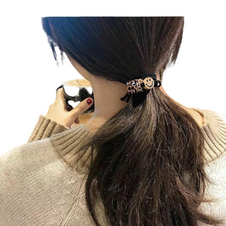 Cột tóc nữ họa tiết phụ kiện thời trang hình báo mặt cười xuất xứ quảng châu