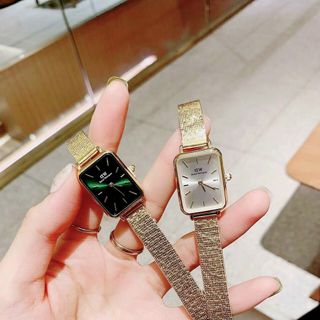 ĐỒNG HỒ D W LƯỚI CHỮ NHẬT NEW