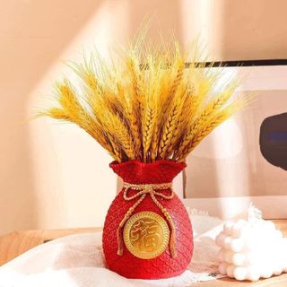 Đồ trang trí tết bông lúa mạch vàng may mắn