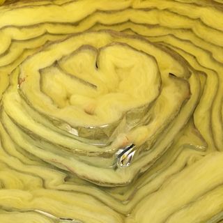 Bông thuỷ tinh Glasswool 12kg/m3 cách âm, cách nhiệt, có bạc và không bạc