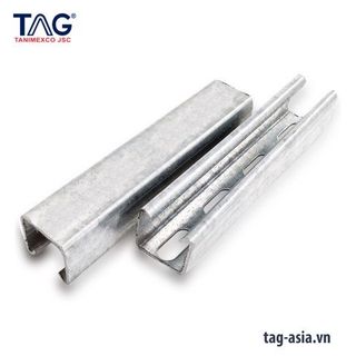 Thanh chống đa năng Unistrut không đột lỗ (21x41x3m)