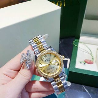 ĐỒNG HỒ ROLLEX NỮ LA MÃ VIỀN HỘT