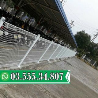 Hàng rào thép, hàng rào lưới thép hàn mạ kẽm sơn tĩnh điện
