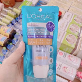 Kem Chống Nắng Dưỡng Ẩm L'Orreal Parris SPF50+ UV Perfect Aqua Essence 30ml