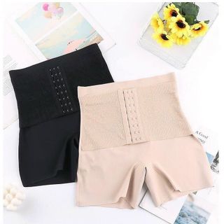 Quần gen nịt bụng mặc váy có khuy cài định hình chất liệu su đúc mềm mát
