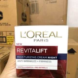 Kem Dưỡng Chống Lão Hóa Săn Chắc Da Ban Đêm L'Orreal Paris Revitalift Night Cream 50ml