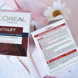 Kem Dưỡng Chống Lão Hóa Săn Chắc Da Ban Đêm L'Orreal Paris Revitalift Night Cream 50ml