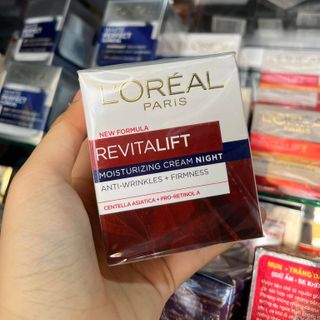 Kem Dưỡng Chống Lão Hóa Săn Chắc Da Ban Đêm L'Orreal Paris Revitalift Night Cream 50ml