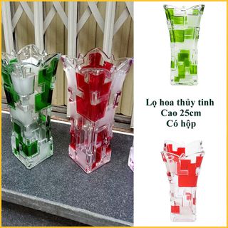 Bình hoa thủy tinh màu siêu đẹp