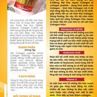 Bột uống Collagen & Hyaluron Q10 Fine Japan