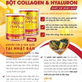 Bột uống Collagen & Hyaluron Q10 Fine Japan