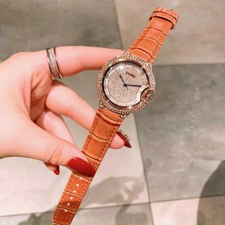 ĐỒNG HỒ CARTlER DA NỮ VIỀN HỘT