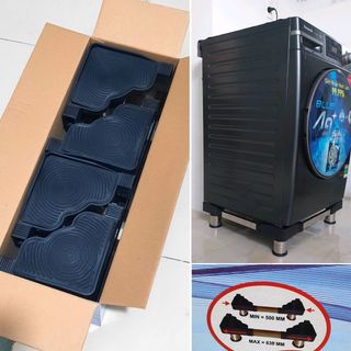 Chân kê tủ lạnh máy giặt inox cao cấp