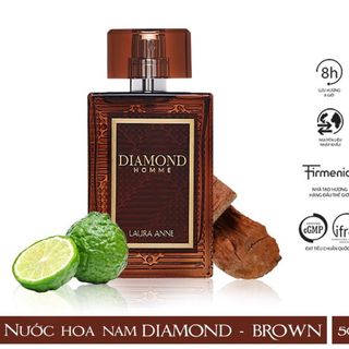 NƯỚC HOA NAM DIAMOND HOMME (BROWN) 45ML - LAURA ANNE giá sỉ