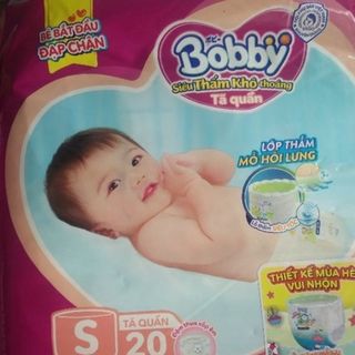 Tã quần Bobby S20 siêu thấm khô thoáng giá sỉ