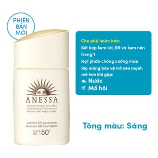 Kem Nền Trang Điểm Chống Nắng Anessa Perfect Sunscreen Skincare BB Foundation 25ml giá sỉ