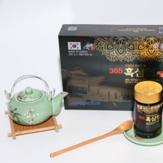 Cao Hắc Sâm 6 Năm Tuổi Cao Cấp Hàn Quốc (Hộp 4 lọ x 250g)