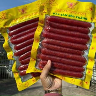 Lạp Xưởng Tôm và tôm trứng muối sóc trăng