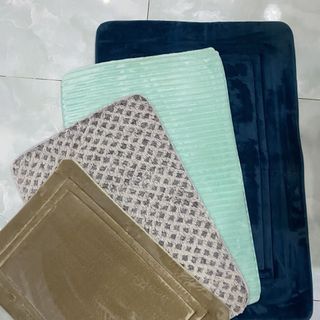 Thảm lông lau chân để nhà tắm, trang trí nhà cửa - thấm nước chống trơn trượt - size 43x62