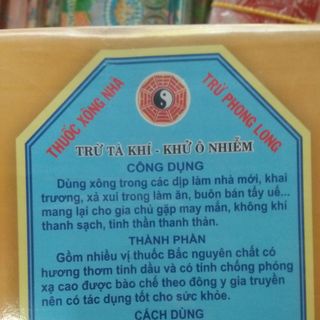 Thuốc xông nhà thiên phúc vàng