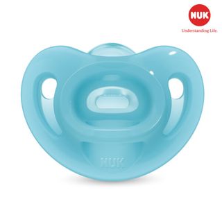 Ti giả NUK Sensitive silicone 0-6M (Vỉ 1 chiếc) - Xanh dương giá sỉ